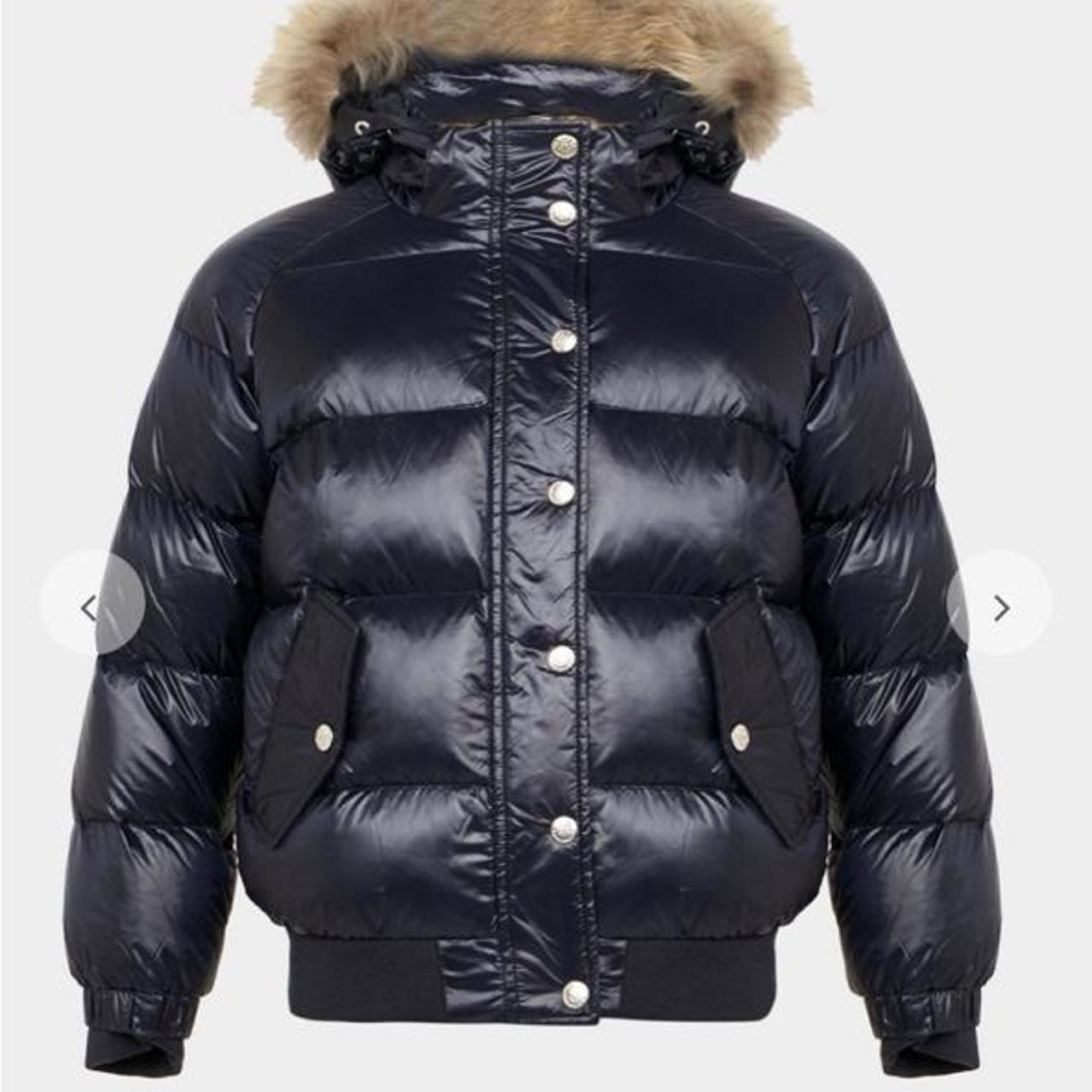 Pyrenex navy blue aviator jacket *BRAND NEW* Depop - Main Image