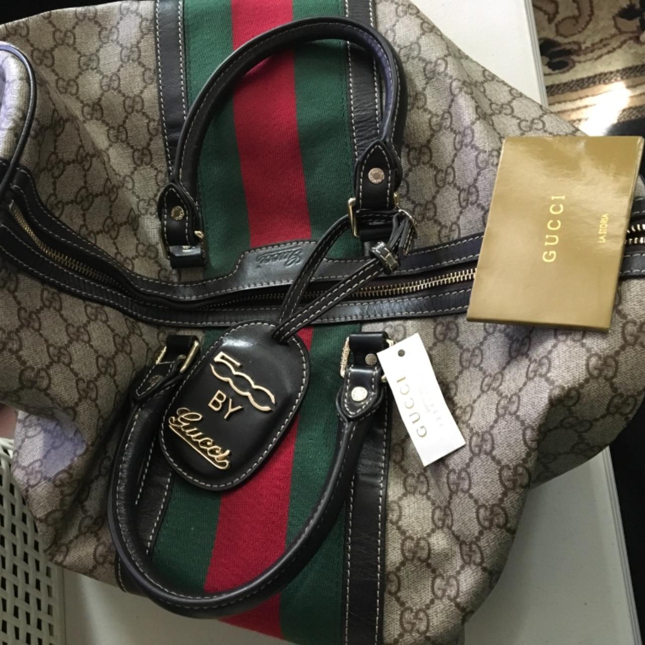 VINTAGE GUCCI DUFFLE BAG Gently Used! Perfect - Depop