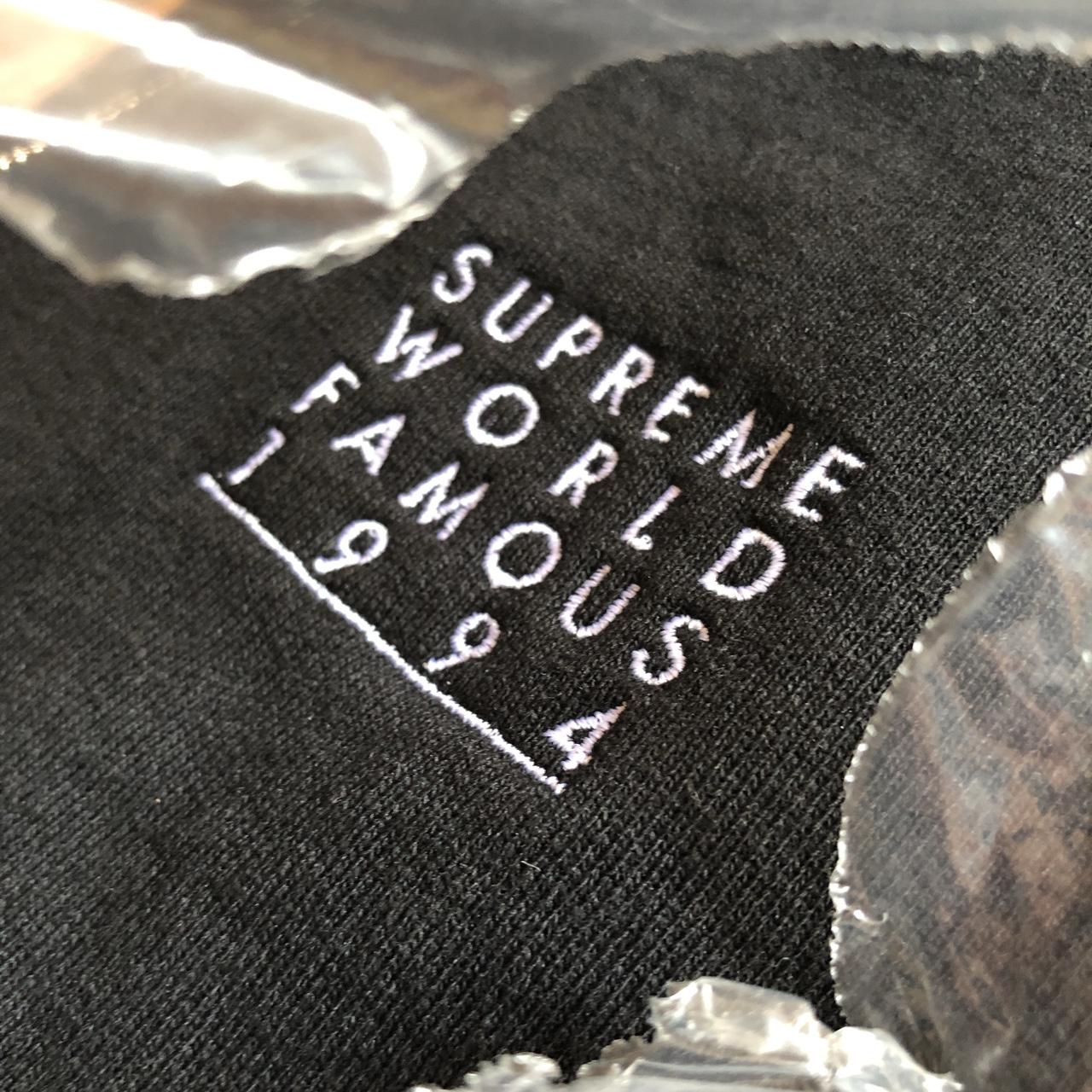 SUPREME / World famous zip hooded sweatshirt / size... - Depop