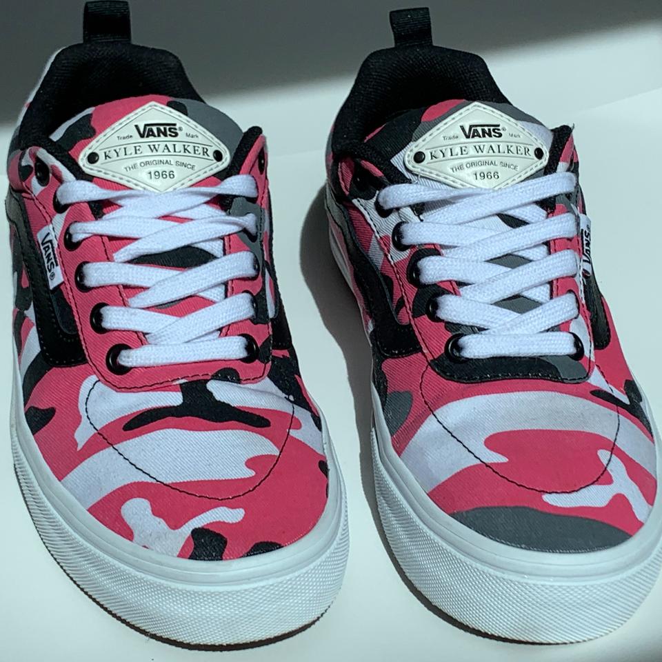 Vans Kyle Walker Pink Camo Skate Shoes Excellent