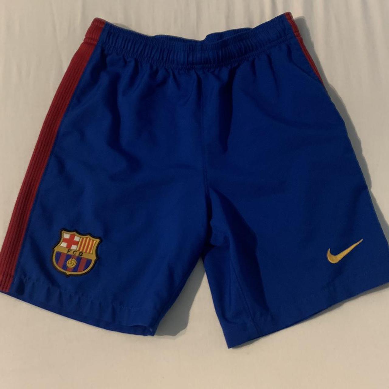 Kids Barcelona Football kit Size: Kids Medium - Depop