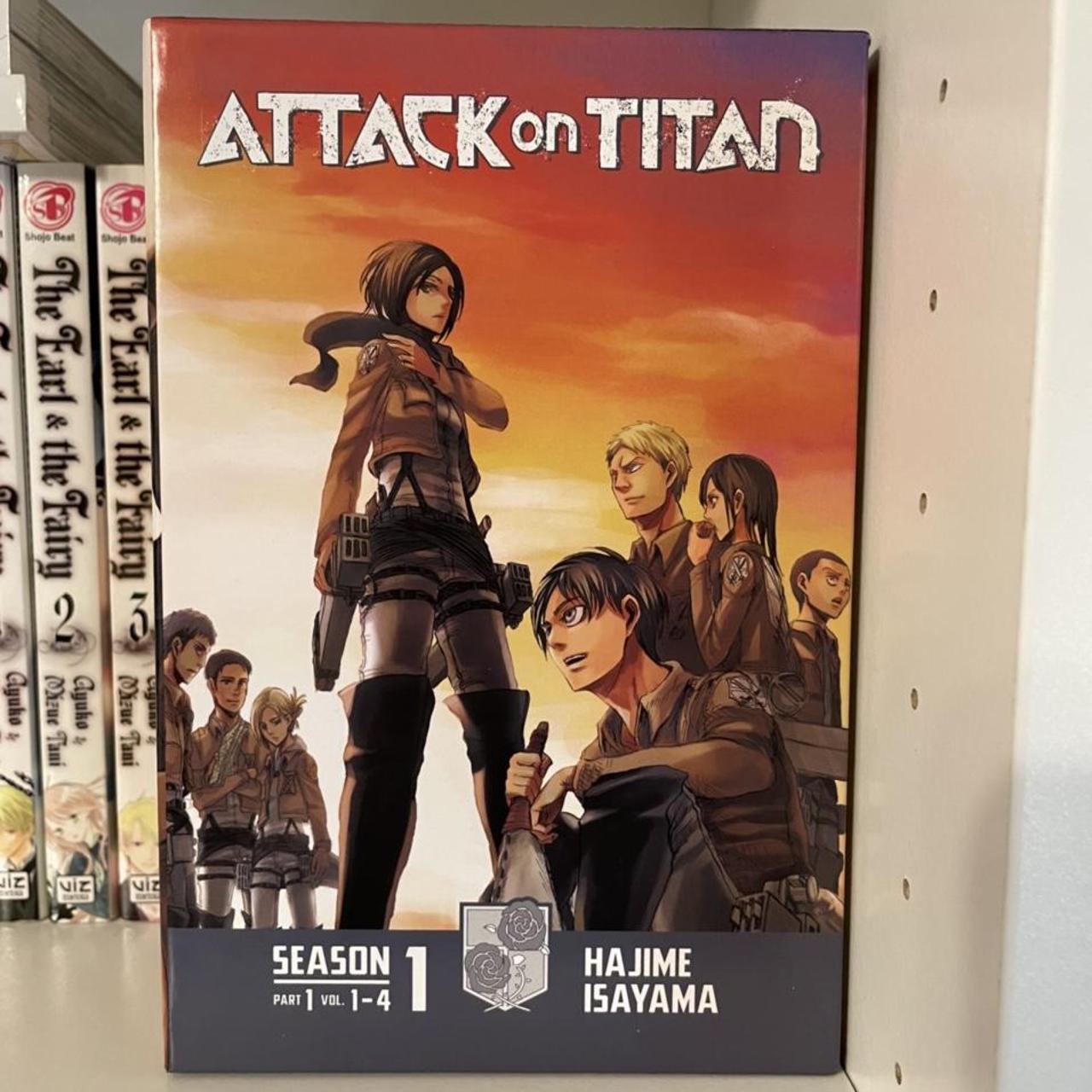 Attack On Titan Manga The First Box Set In Depop