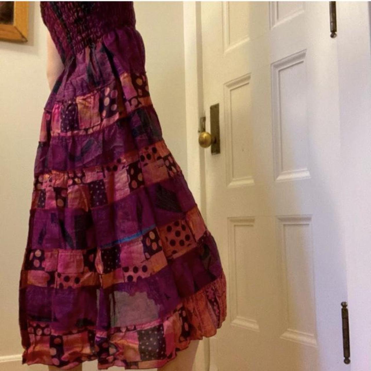 bohemian patchwork dress