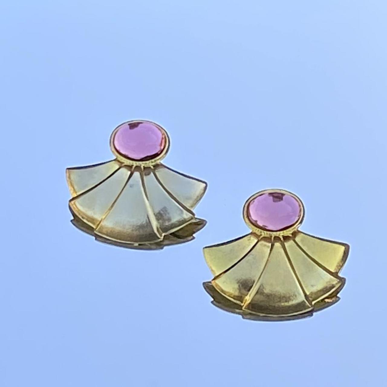 Product Image 1 - Vintage Egyptian vibes 80s earrings