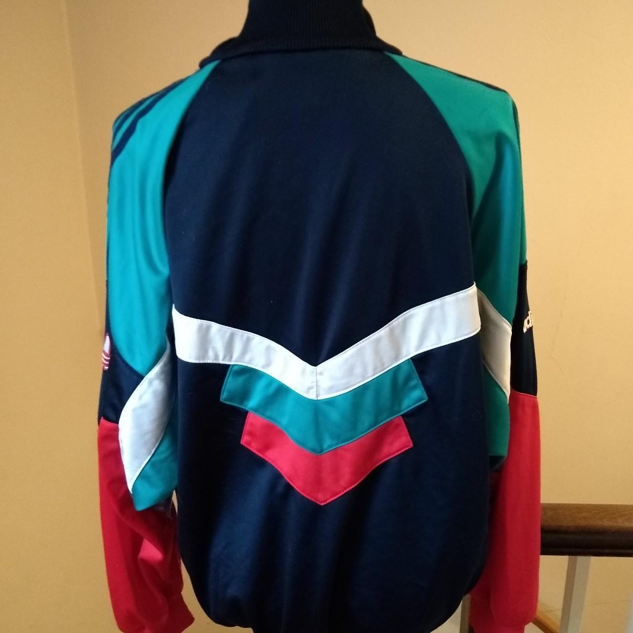 Late 80s early 90s Adidas Track Jacket featuring... - Depop