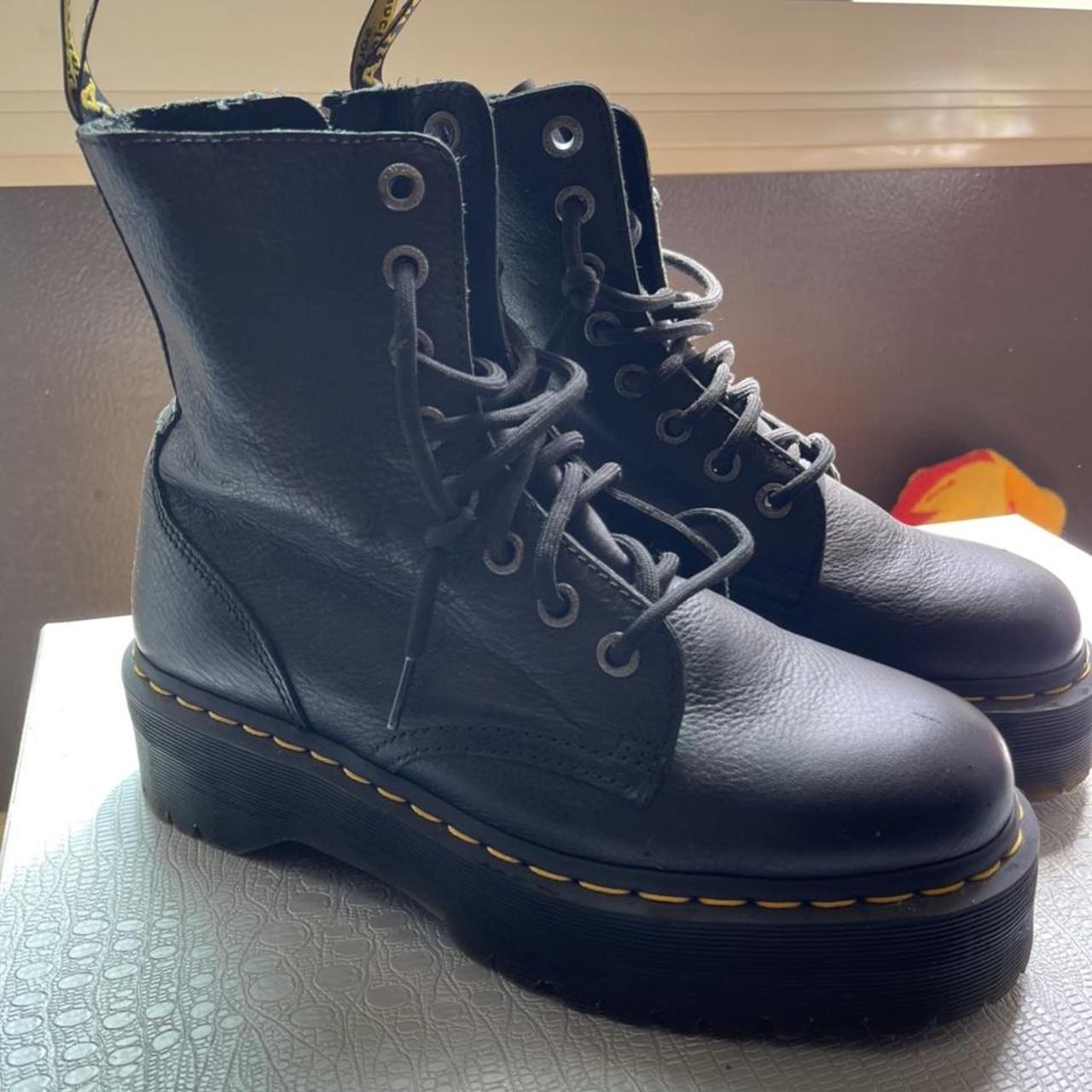 Black platform doc Martens Love them but really... - Depop