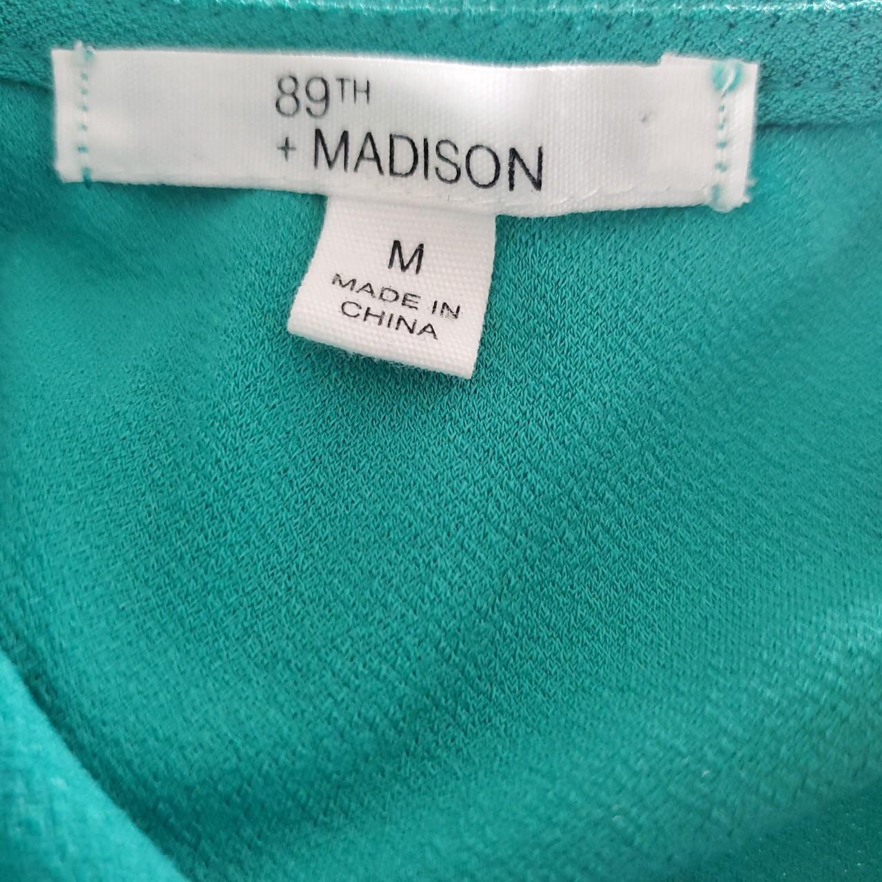 89th + Madison Women's Green Blouse | Depop