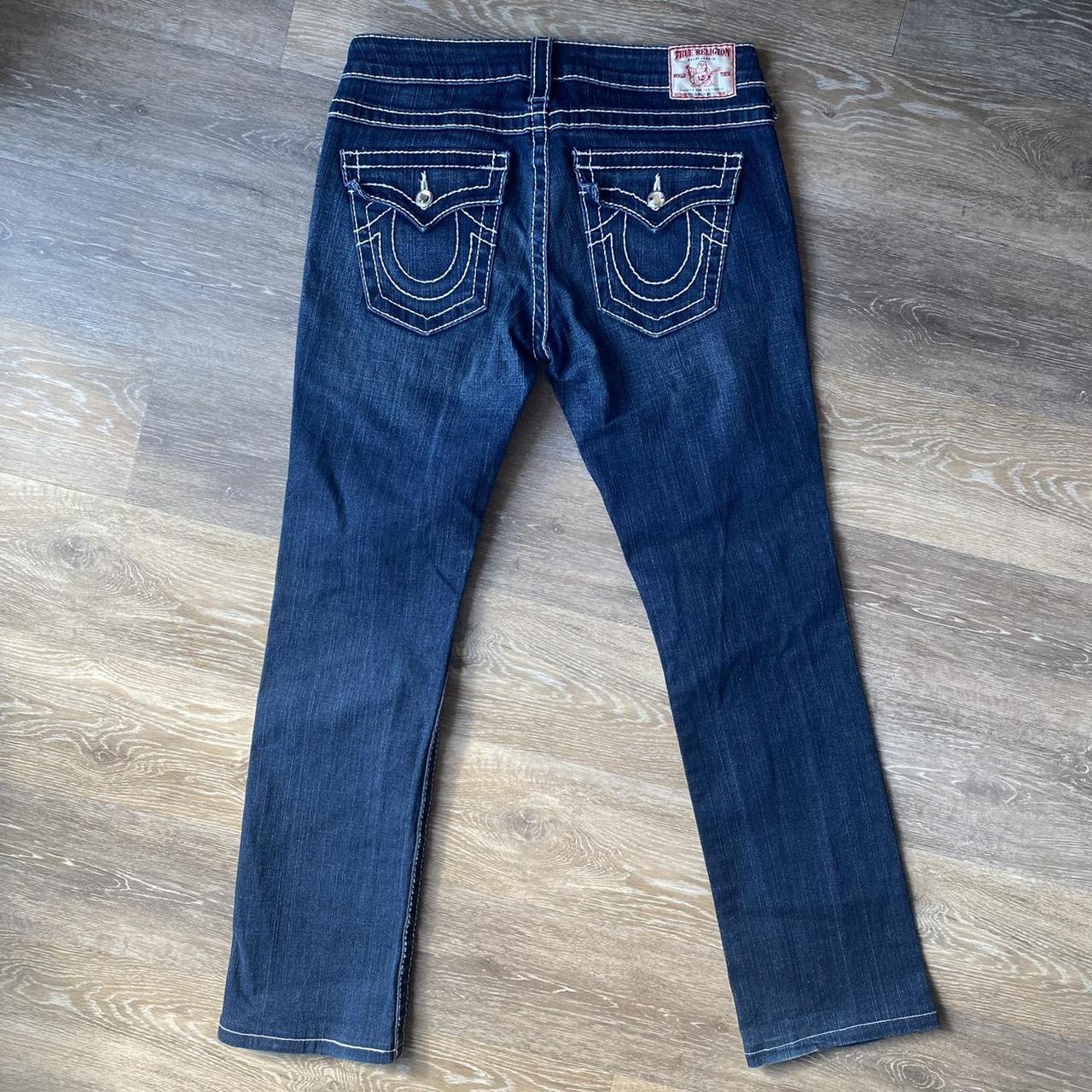 Vintage 2000s True religion straight low rise jeans.... - Depop