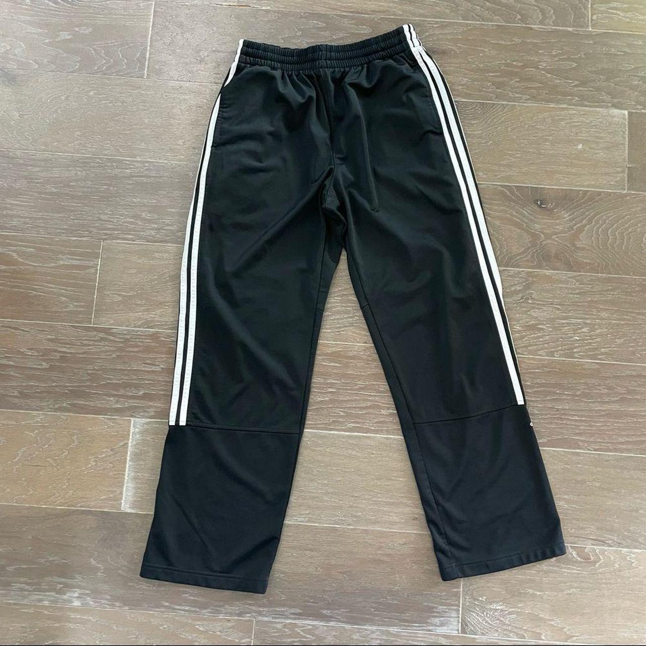 Brand: adidas Fit: wide leg, classic 3 stripes,... - Depop