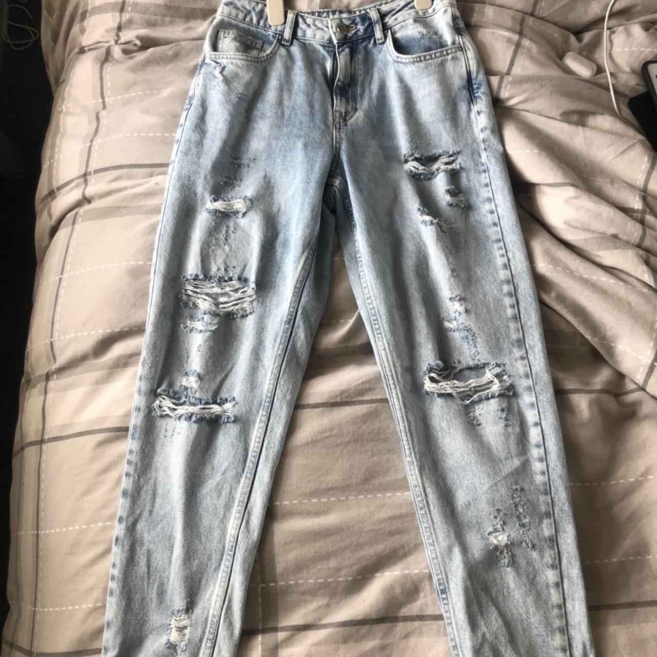 Ripped Jeans Light Blue Jeans Primark Primark Blue Light Wash High