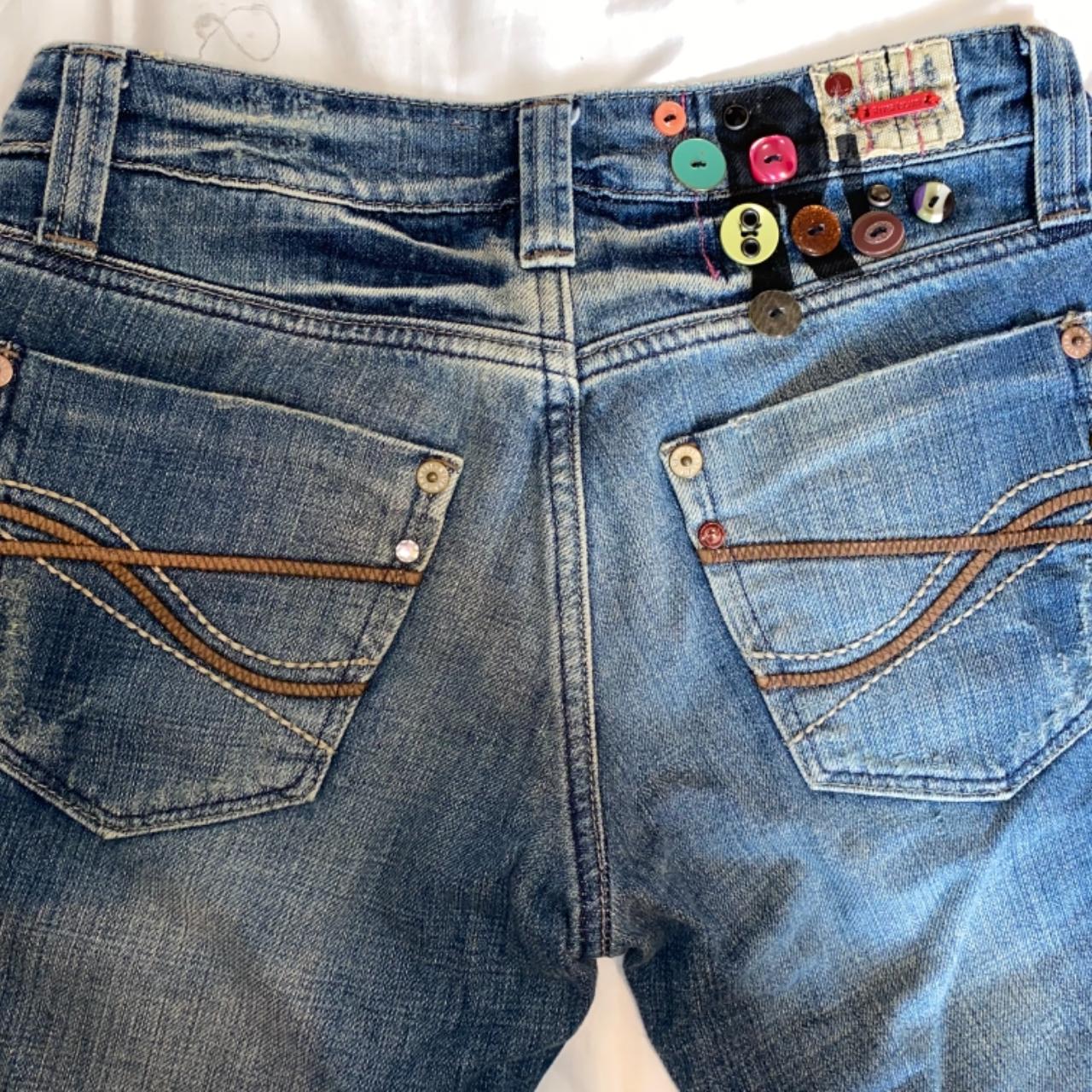 Low rise bootcut jeans Hips: 32 inches Tags:... - Depop