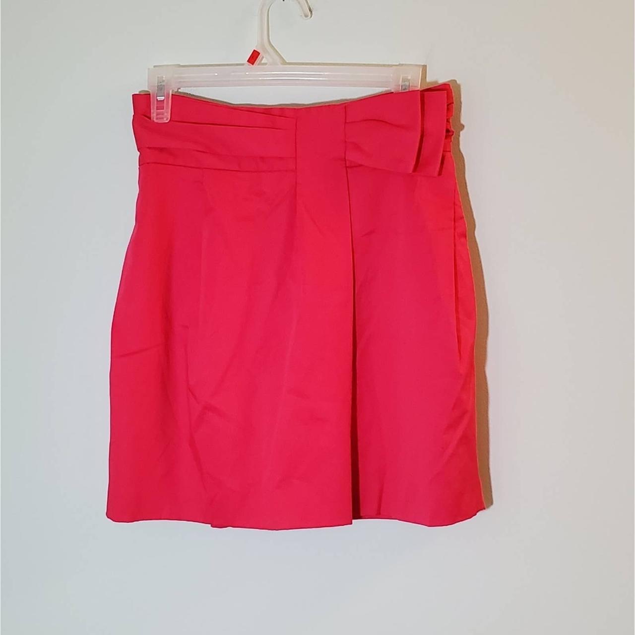 Bcbgmaxazria Pink Half Bow Mila The Pleated - Depop