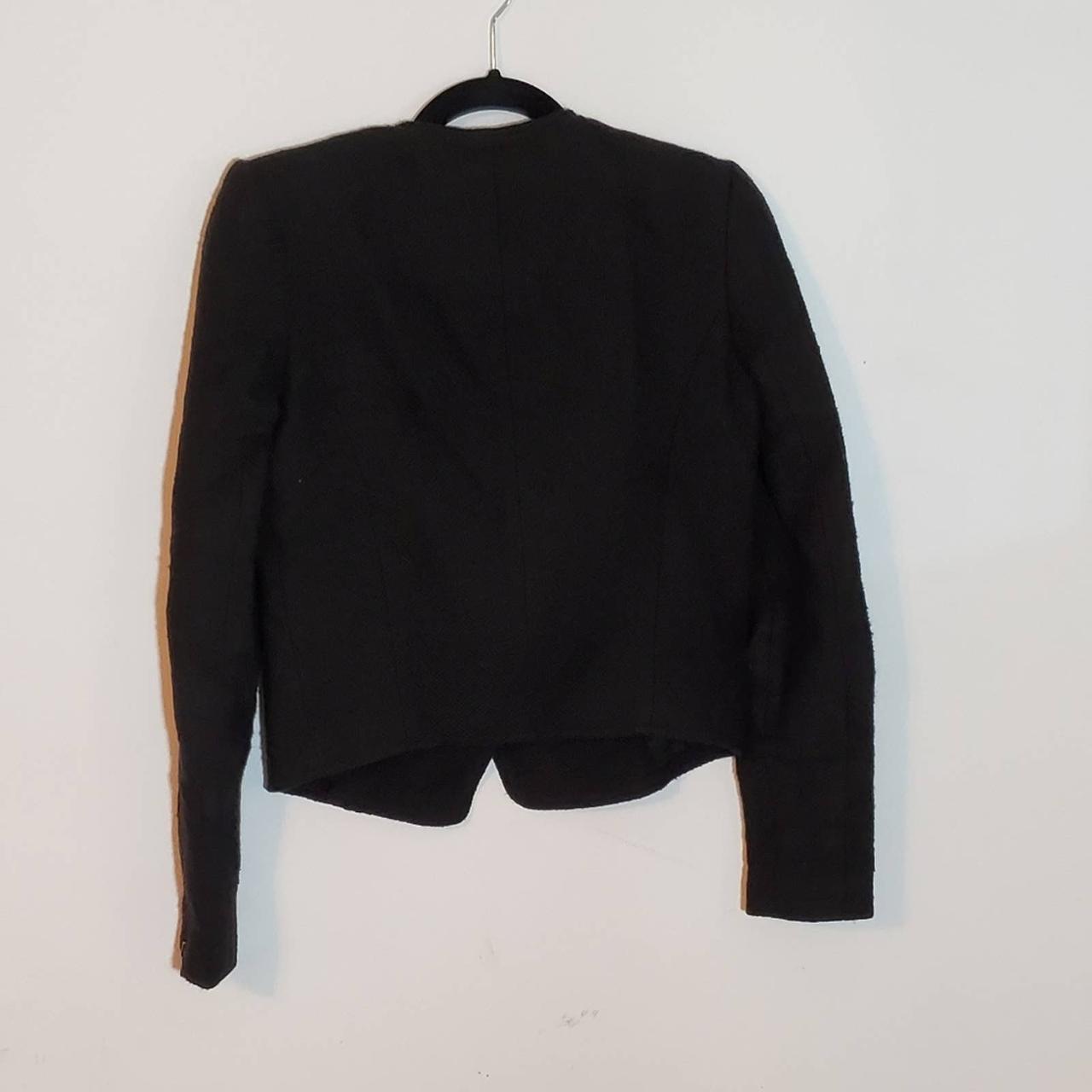 Product Image 3 - Tibi Black Asymmetrical Woven Jacket.
Size