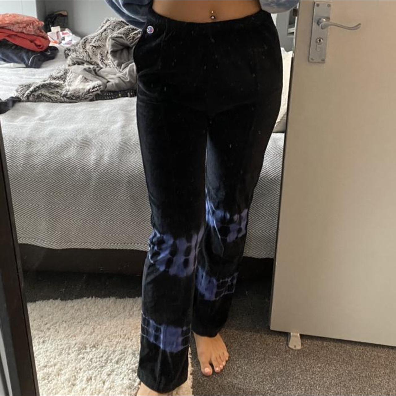 Wide Leg Jogger in Black