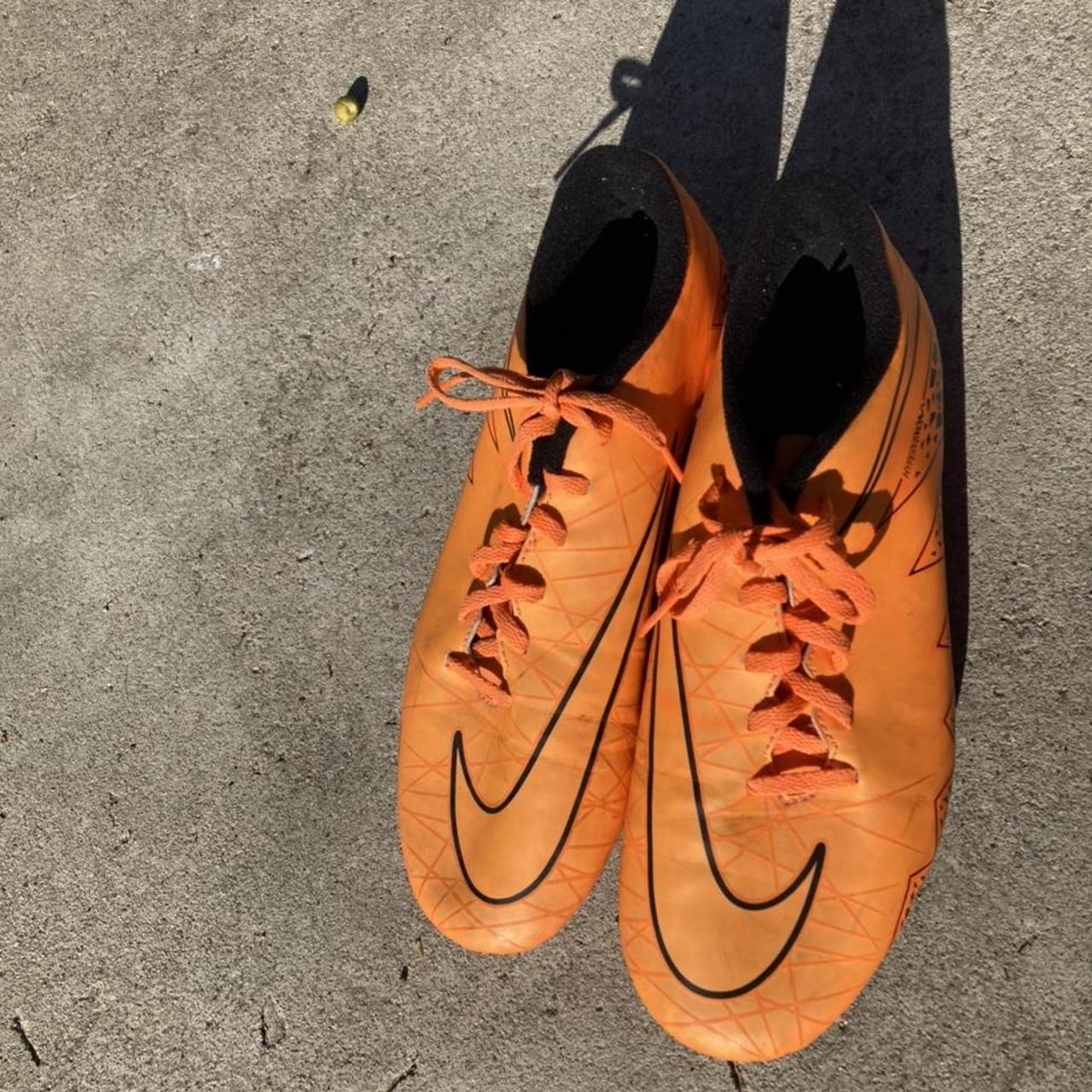 hypervenom cleats orange