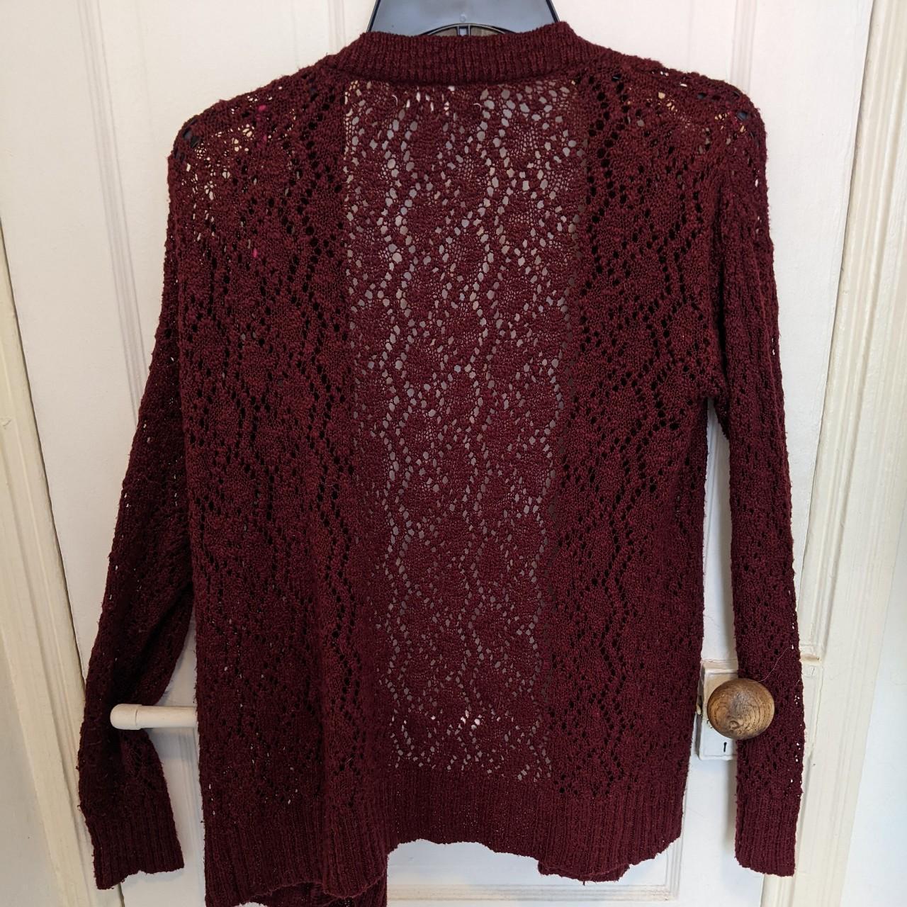 Cute cozy crochet style cardigan perfect for cozy Depop