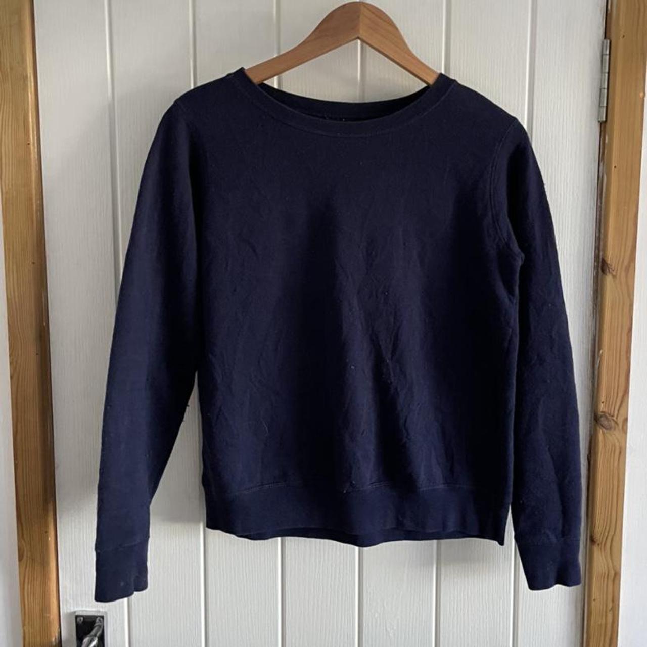 Vintage Hanes navy blue sweatshirt... - Depop