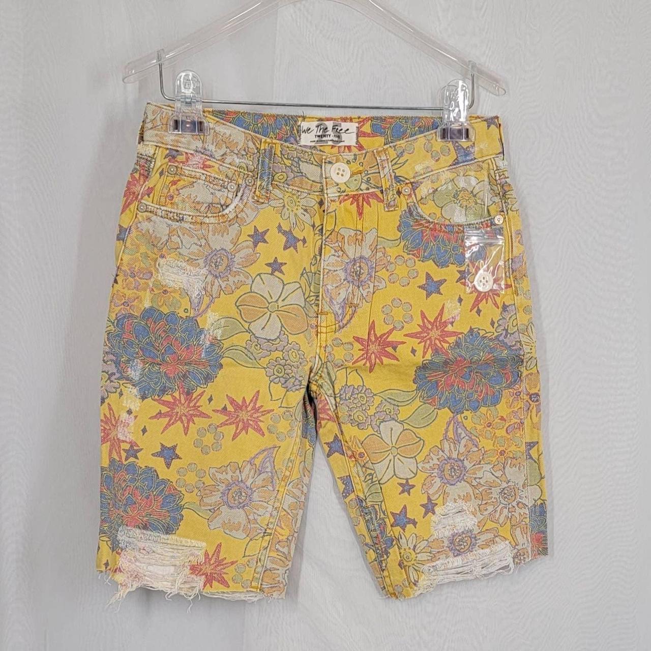 Alani printed sale cutoff shorts