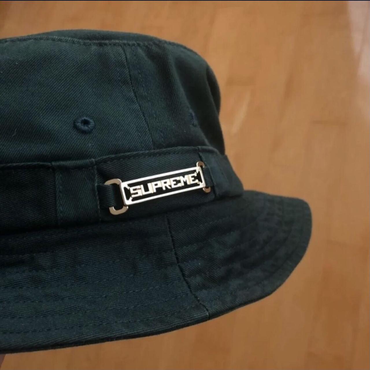 Supreme Name Plate Crusher Bucket Hat , Style:...