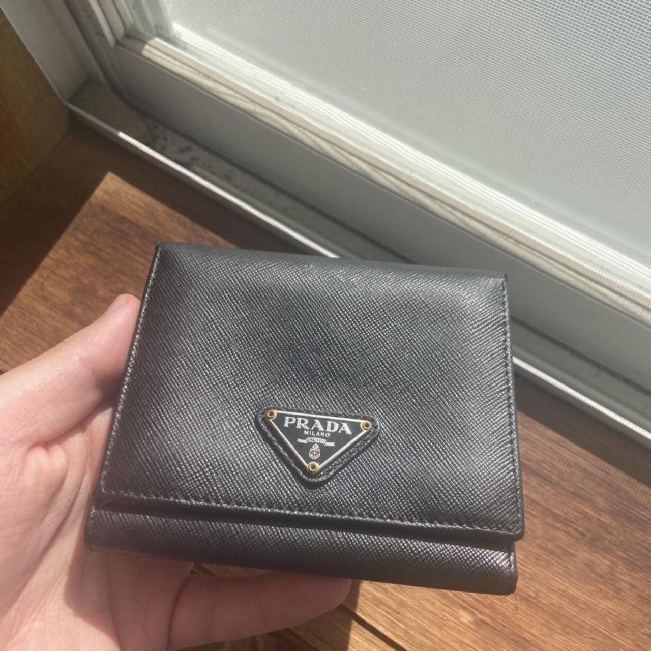 prada trifold wallet