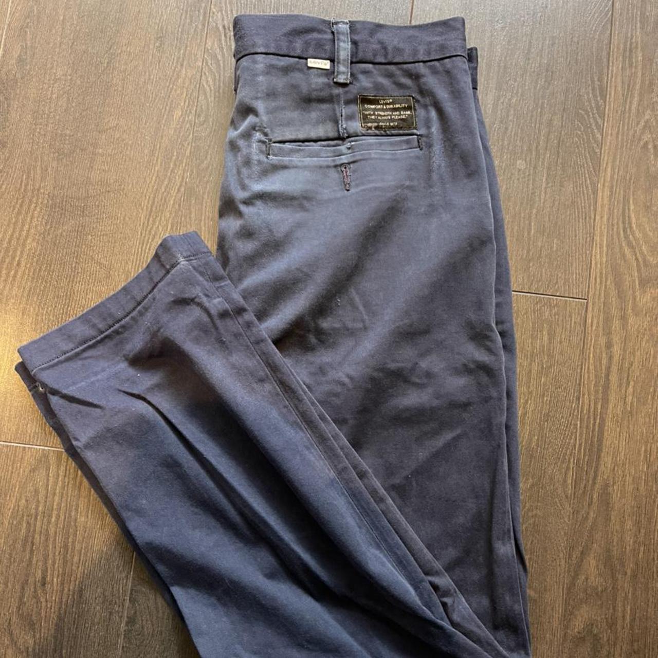 Levi’s skateboarding navy chinos Used condition... - Depop