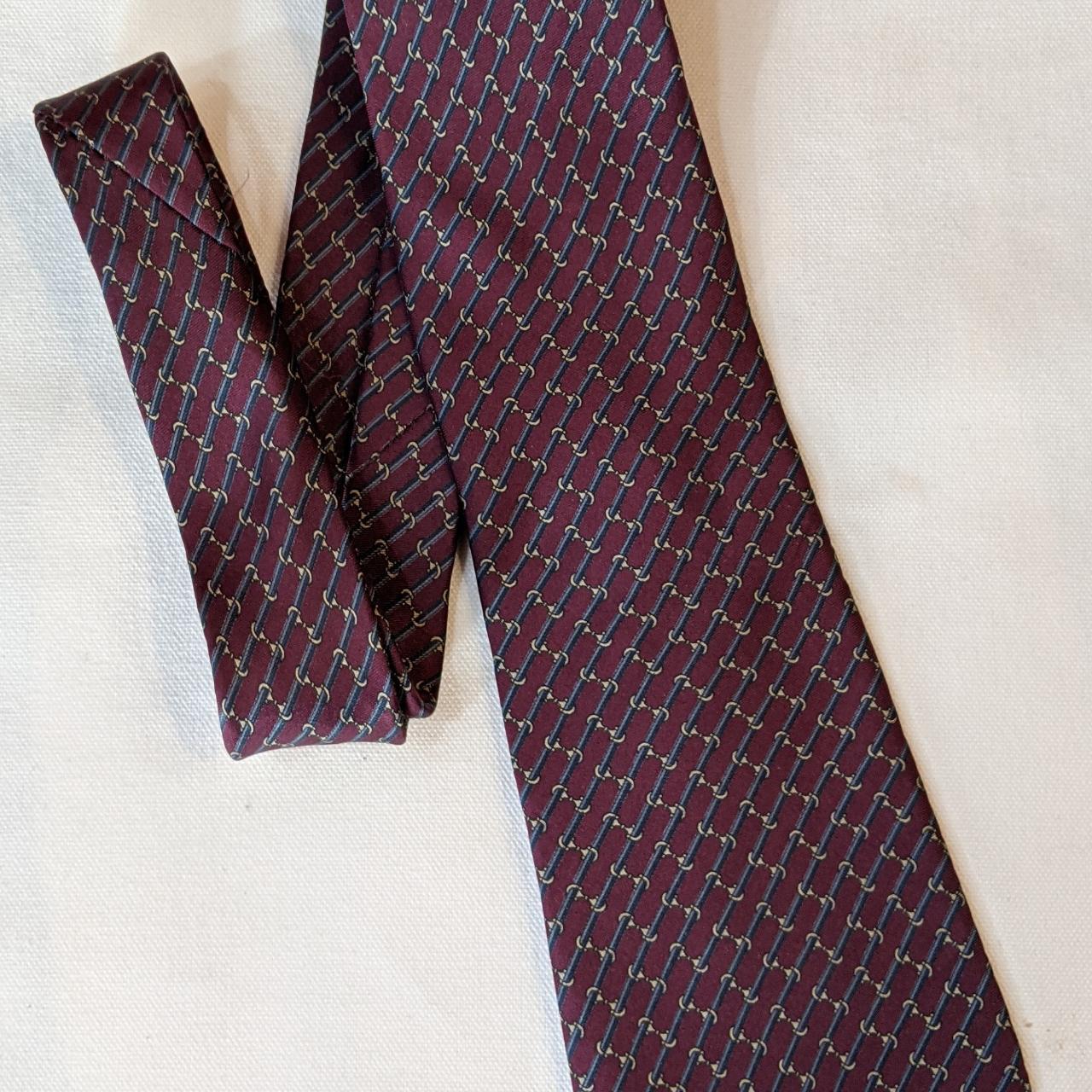 Vintage Necktie Giorgio Fellini Woven Bits on... - Depop