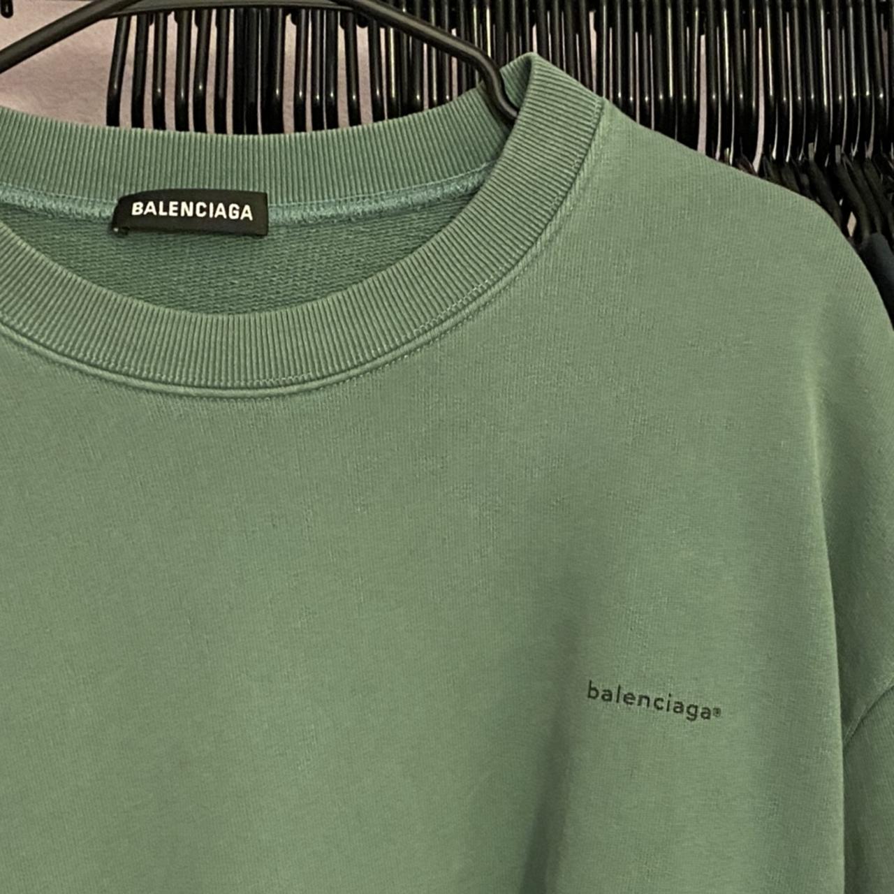 Balenciaga 2025 sweatshirt green