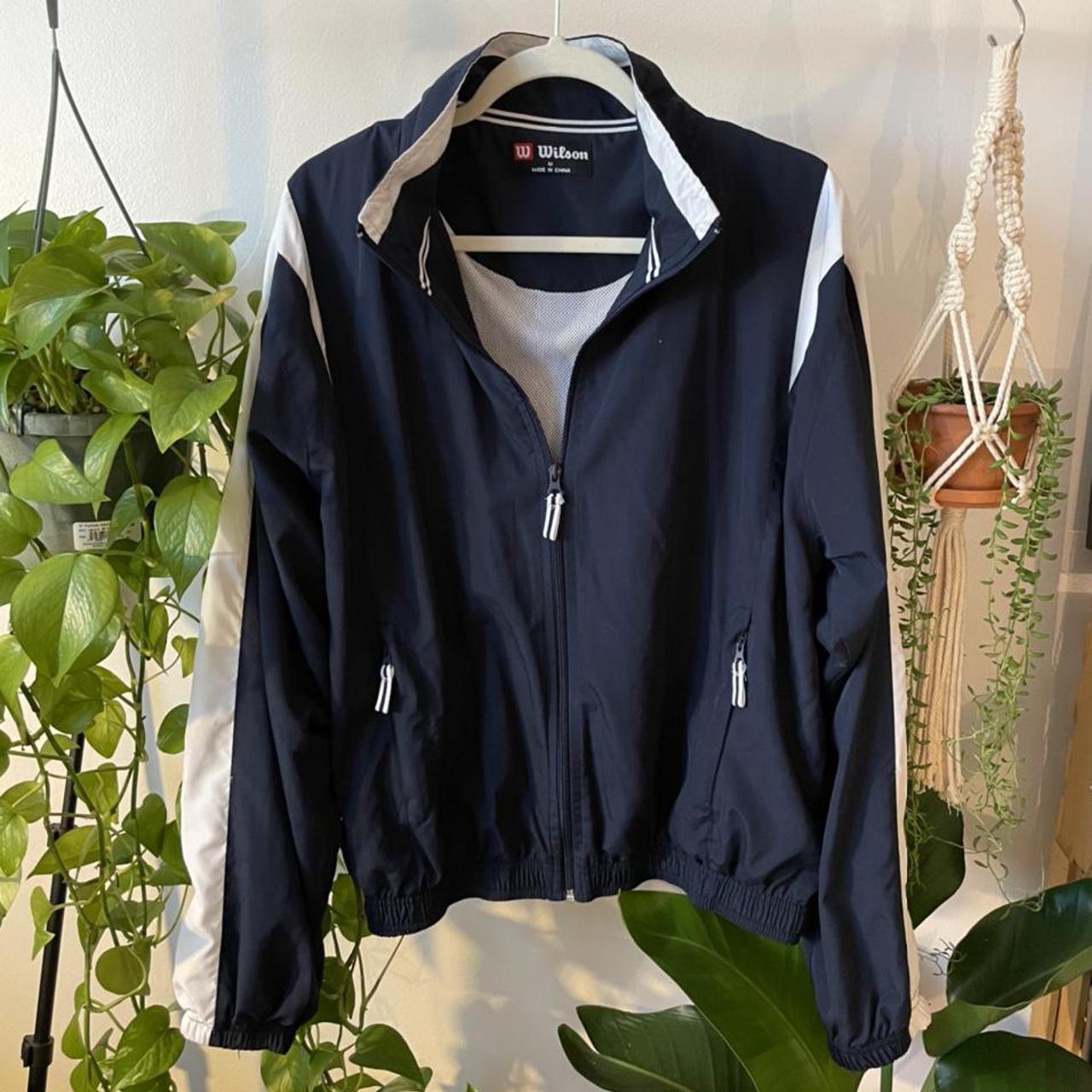 Men's Navy and White Jacket