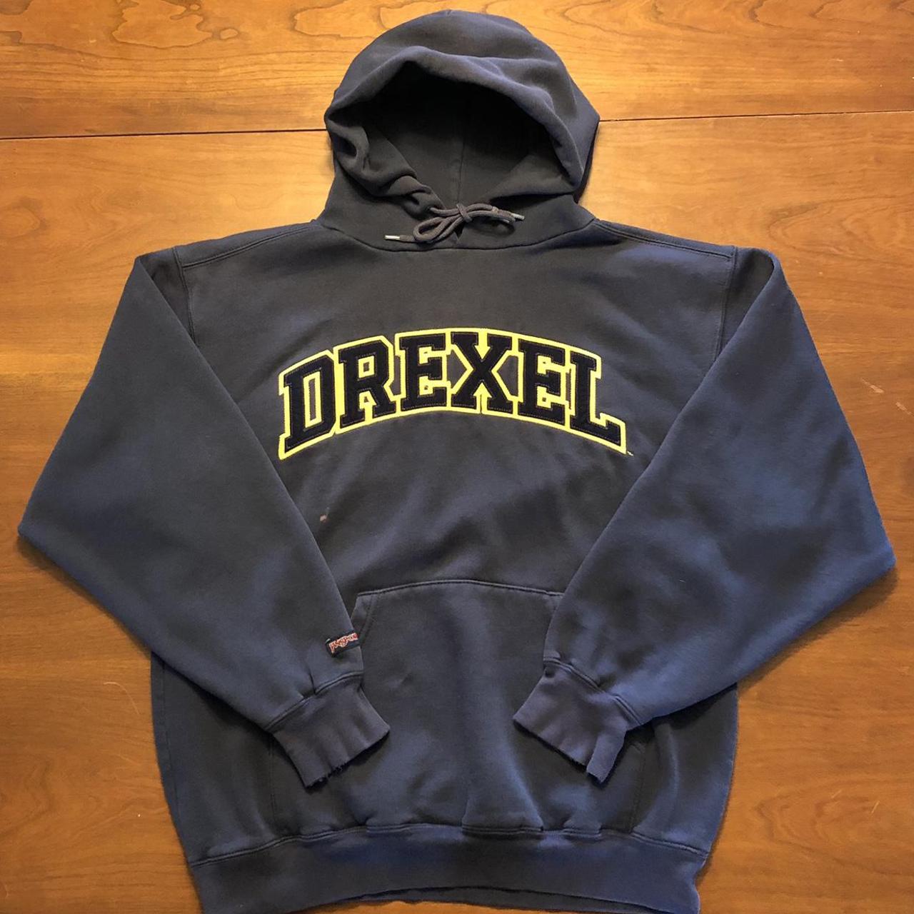 Vintage Drexel University Sweatshirt. Navy Drexel... - Depop