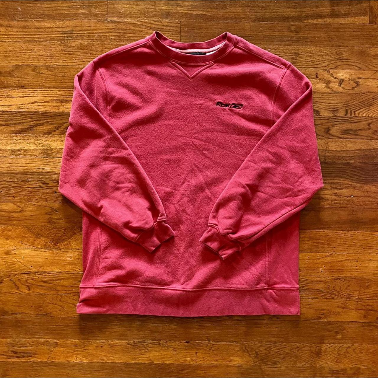 Reebok vintage clearance sweatshirt pink