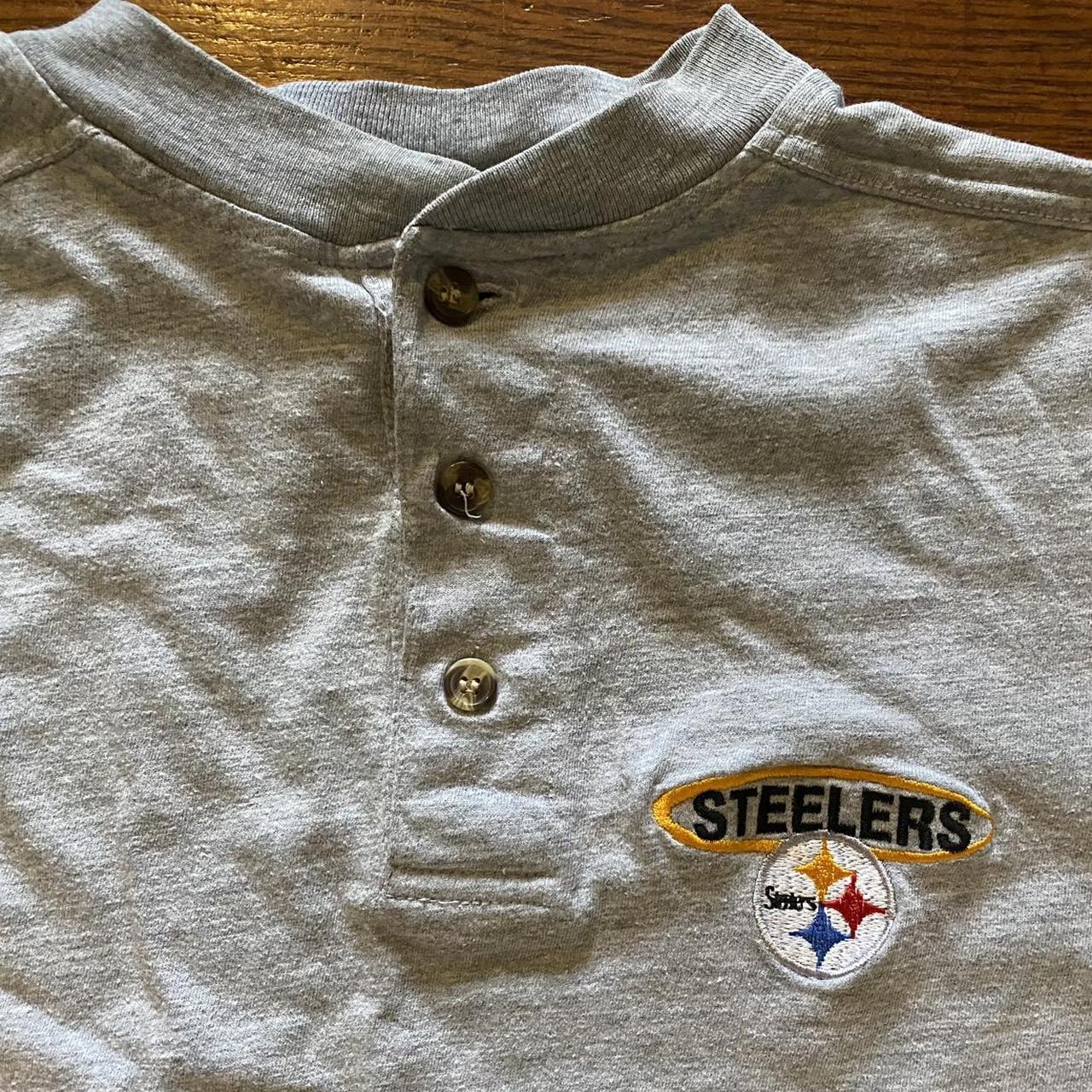 Steelers Vintage Henley Shirt