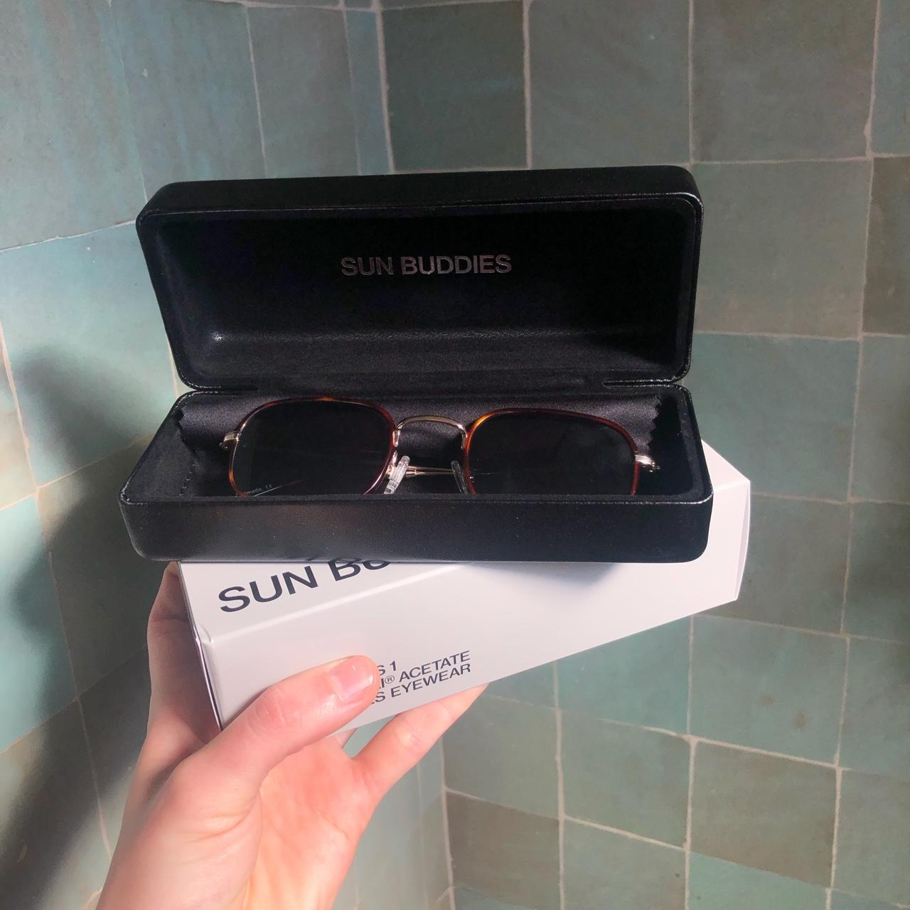 Sun buddies サングラス　liam Liam Silver Black – Sun Buddies Eyewear