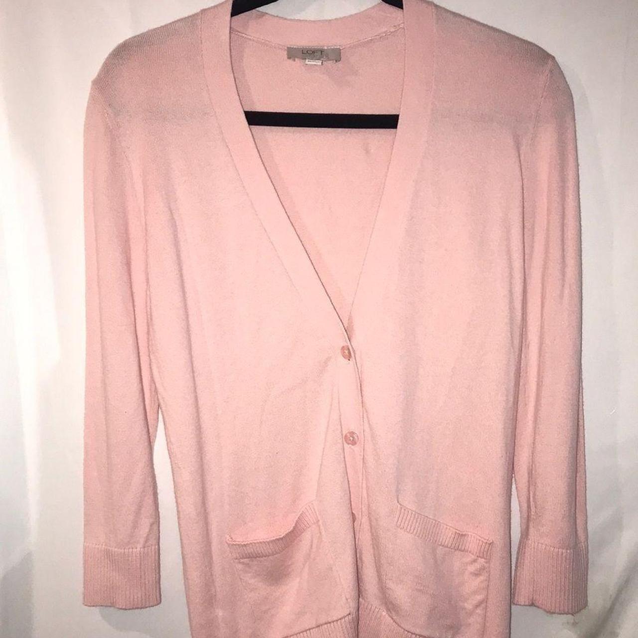 Loft 2025 pink cardigan