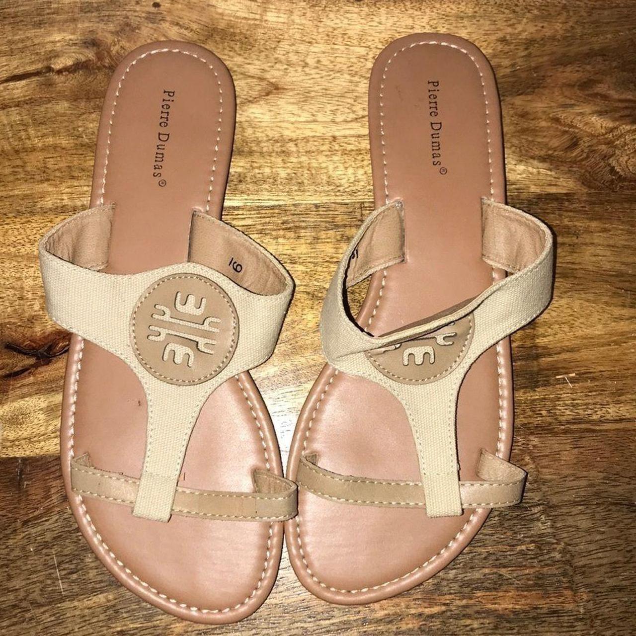 Pierre dumas cheap tan sandals