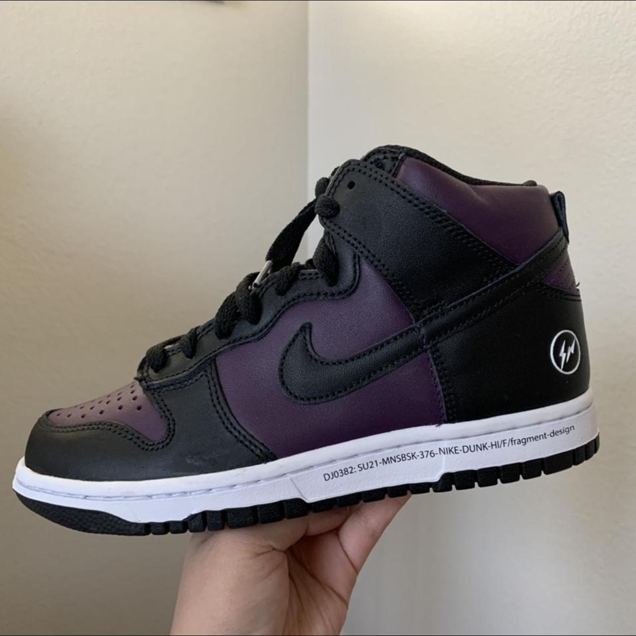 fragment nike mens dunk high