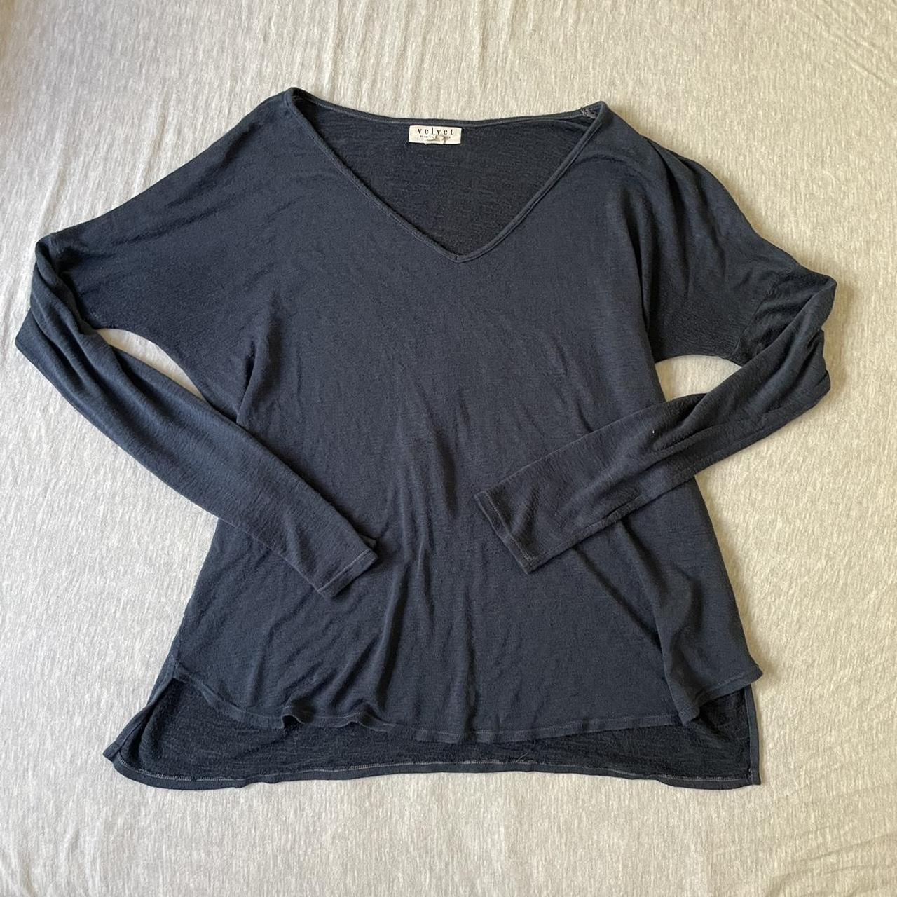 Velvet Women's Navy and Blue Shirt