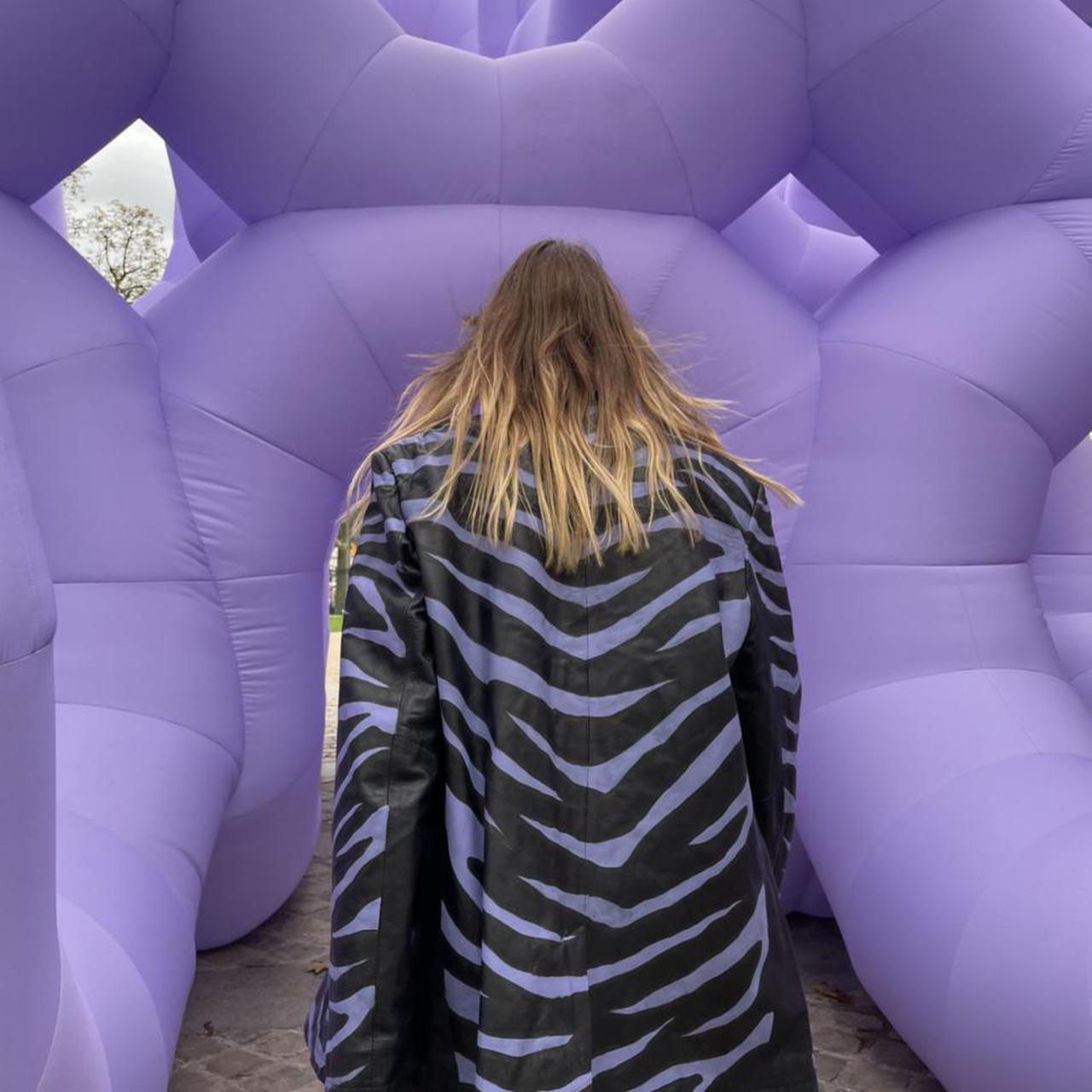 Women's Black and Purple Jacket (2)