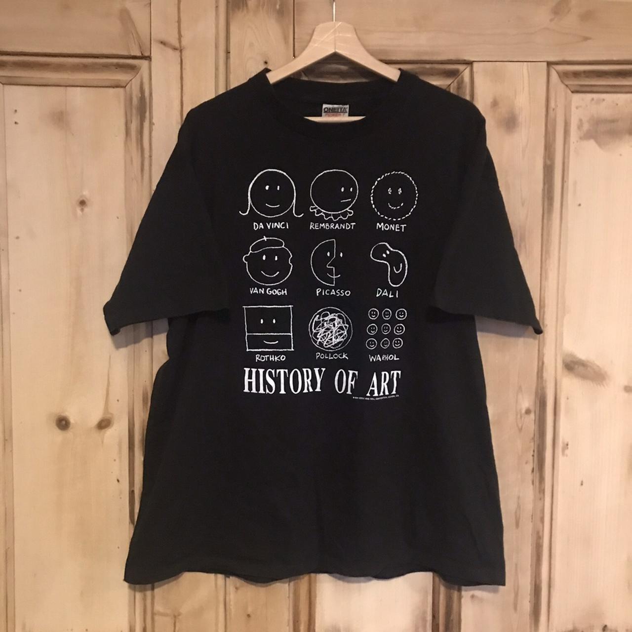 をお手頃な oneita history of art ヴィンテージ tシャツ 90s - トップス