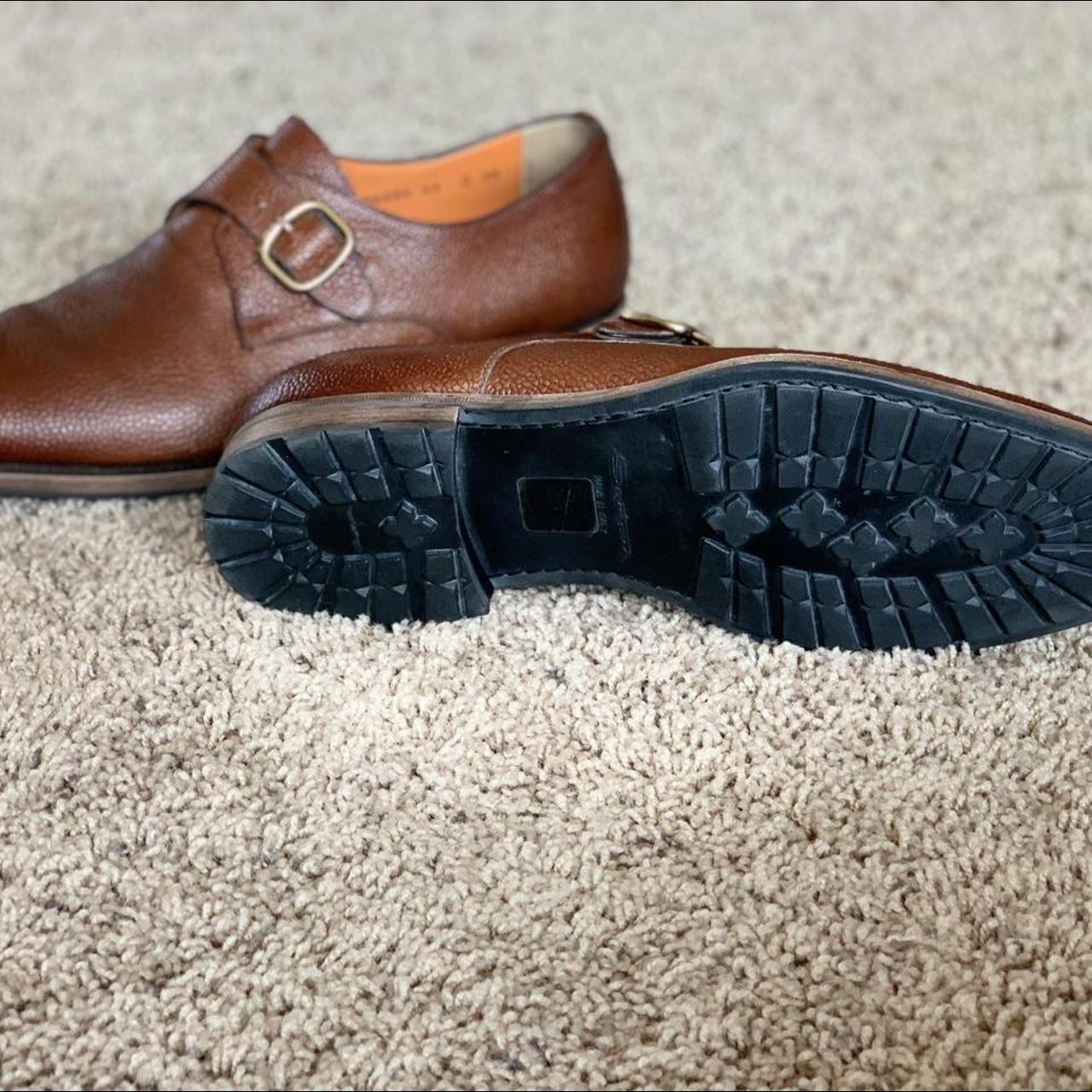 Brand Santoni Color Brown Size 10 mens Luxury... Depop