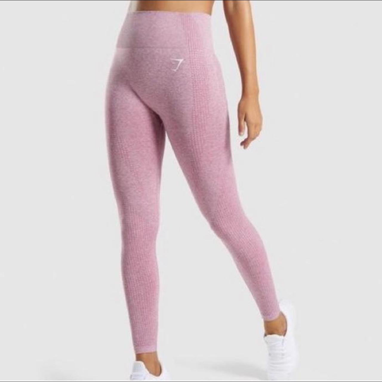 Gymshark seamless pink leggings Fits like a true - Depop