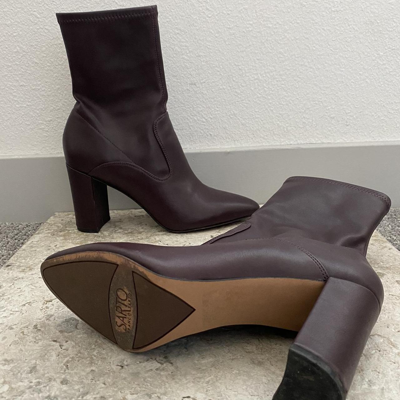 Franco Sarto Women's Burgundy Boots (2)