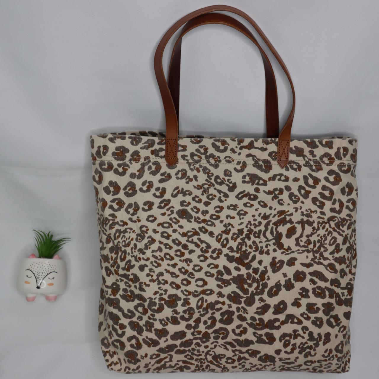 Madewell The Canvas Transport Tote Print... Depop