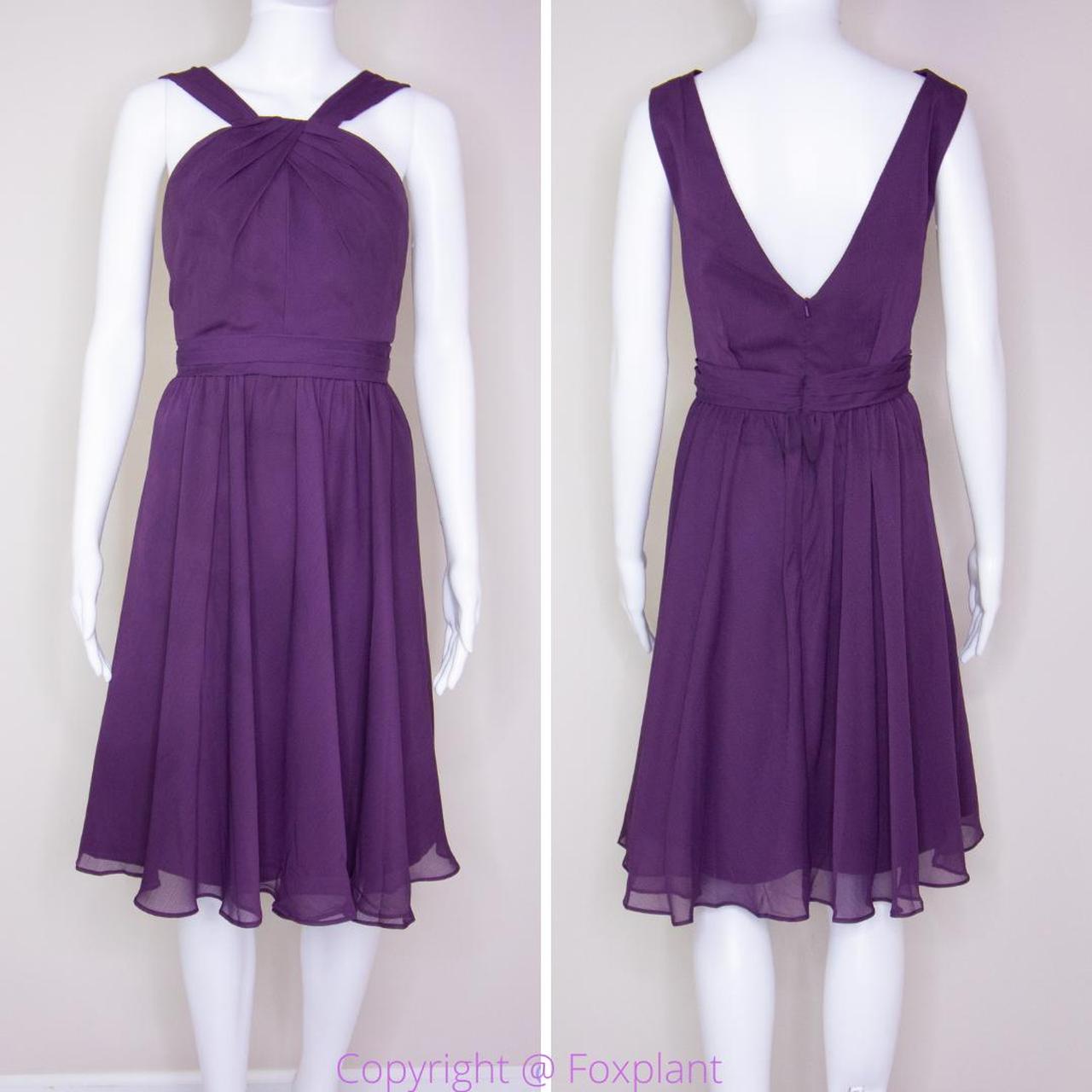 Royal purple bridesmaid hot sale dresses david's bridal