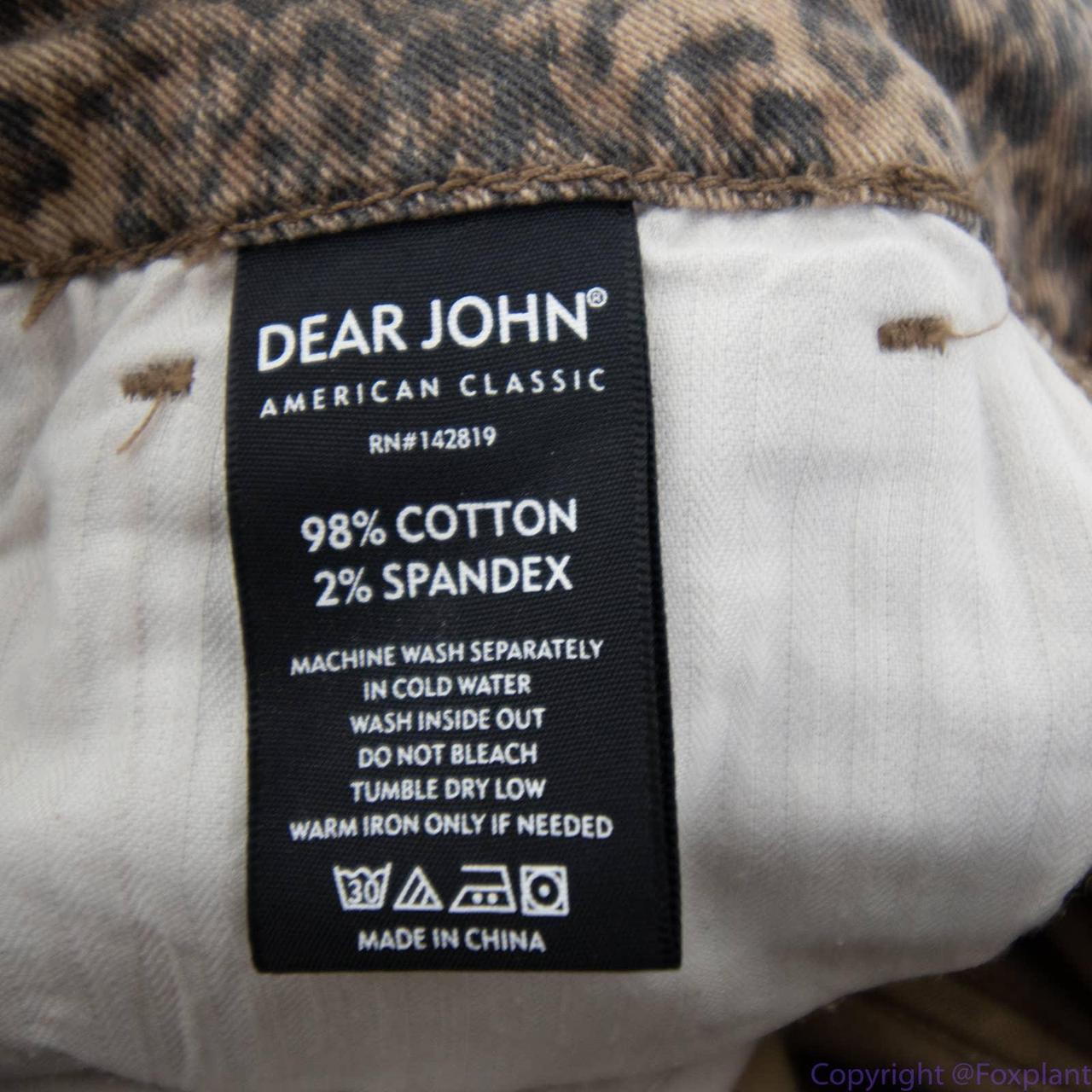 Dear john best sale leopard jeans