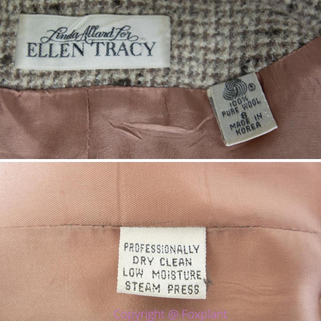 Linda Allard for Ellen Tracy vintage 100% wool... - Depop