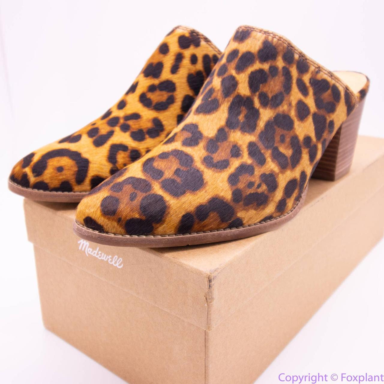 Madewell on sale cheetah mules