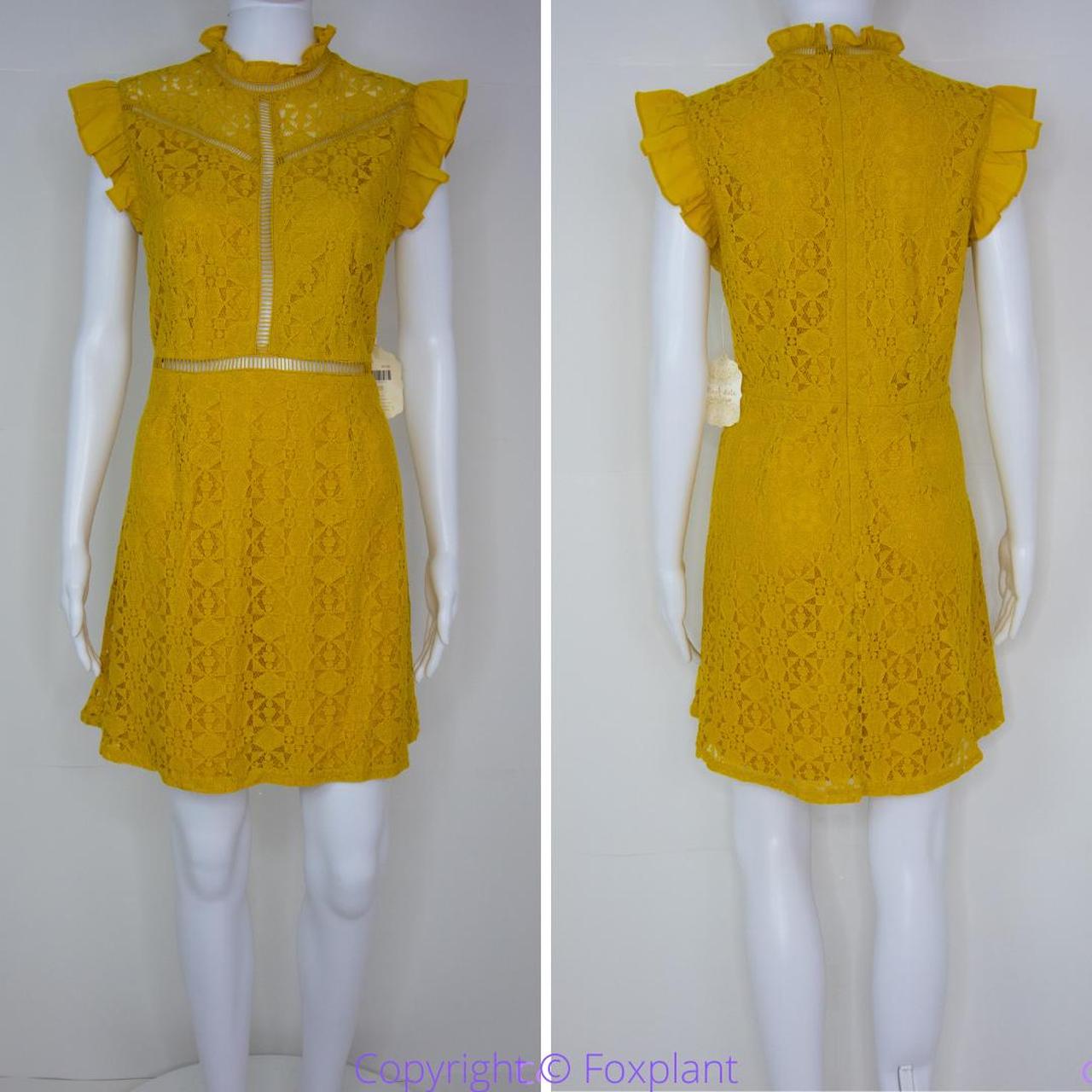 Mustard Lace Dress