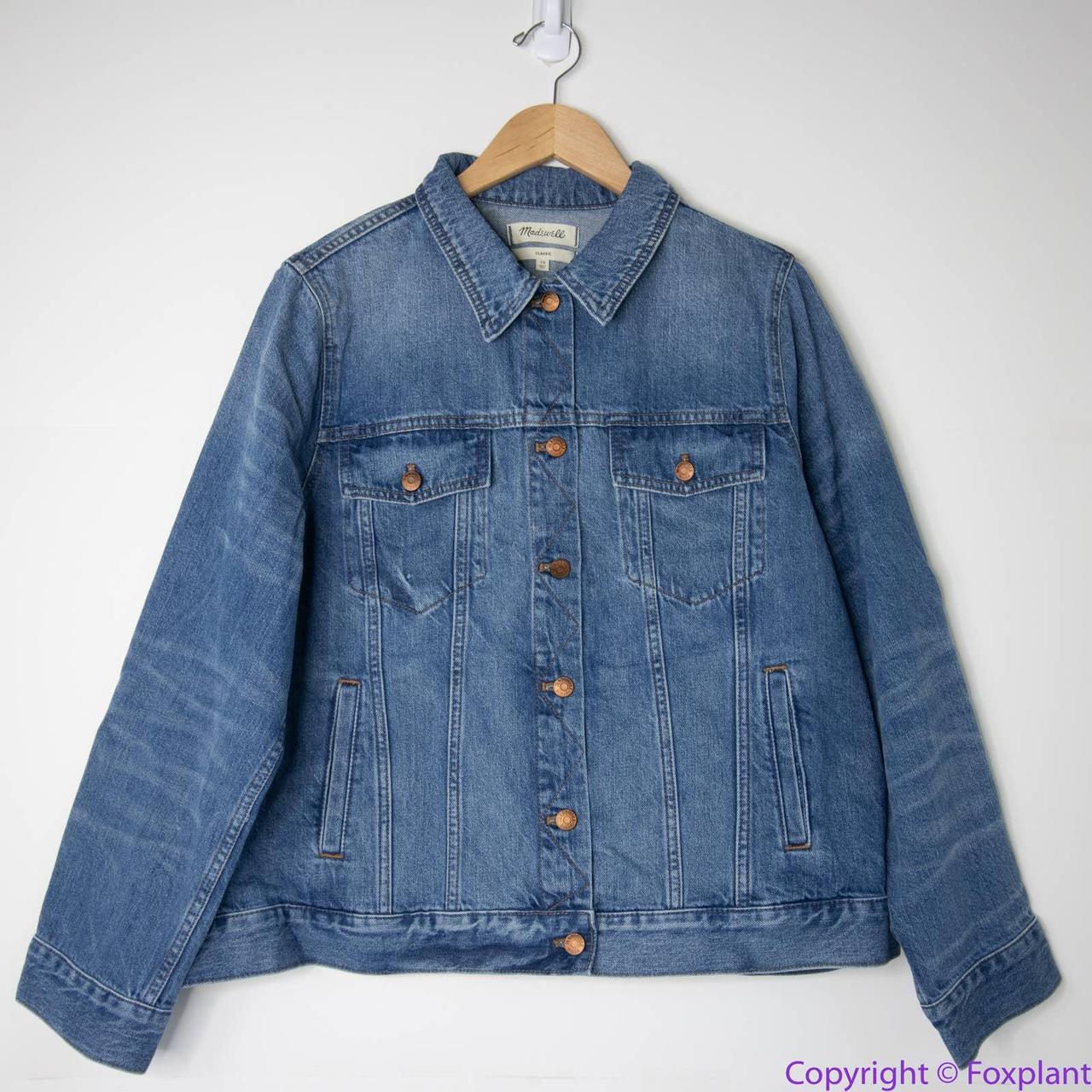 NEW Madewell The Jean Jacket in Pinter Wash, 3X Made... - Depop