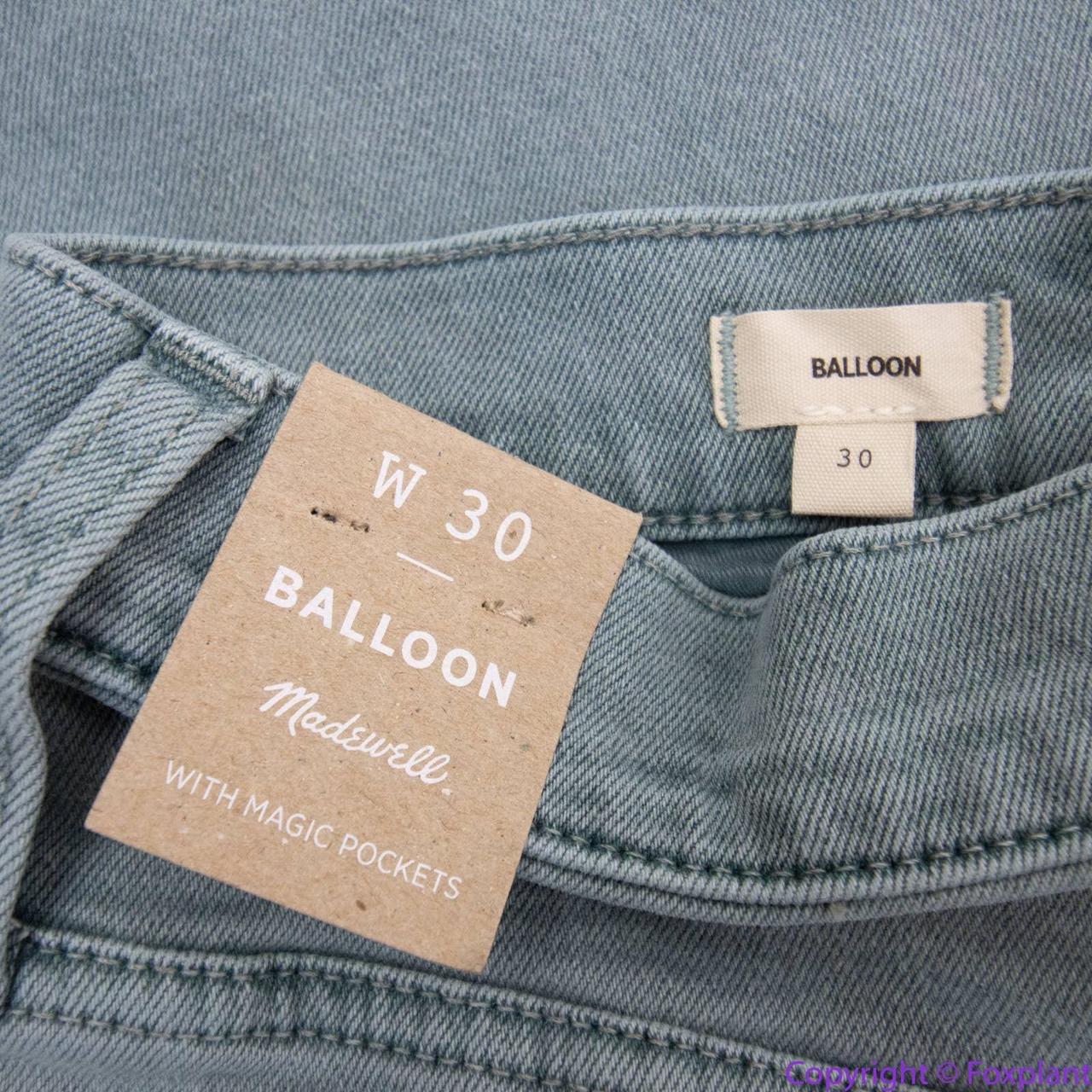 NEW Madewell Balloon Jeans: Garment-Dyed good Edition, 30