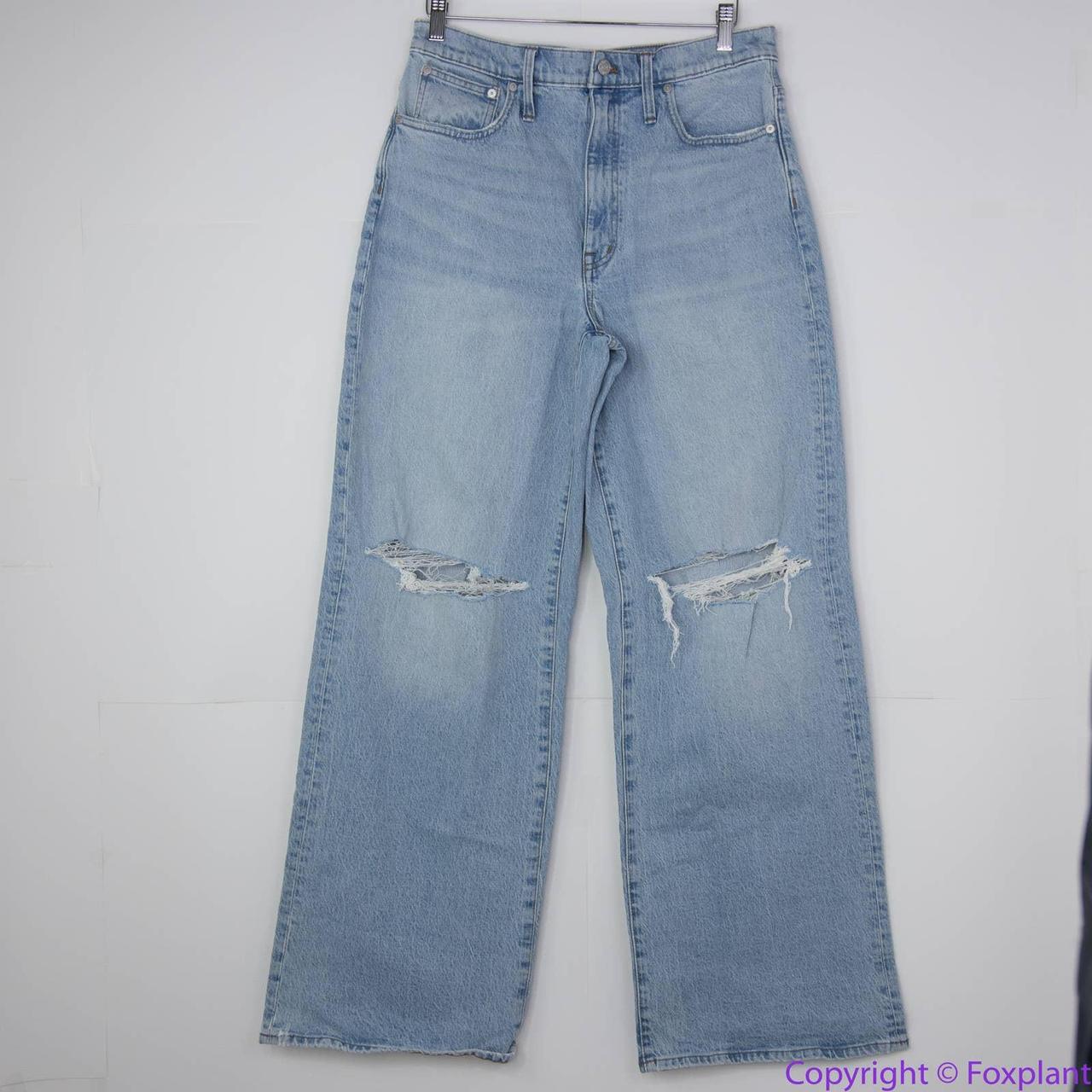 NEW Madewell selling Superwide-Leg Jeans in Blaisdell Wash, 30